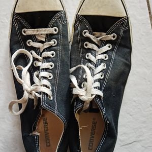 Converse All Stars , size 13, black, worn  half dz times, soles have little wear